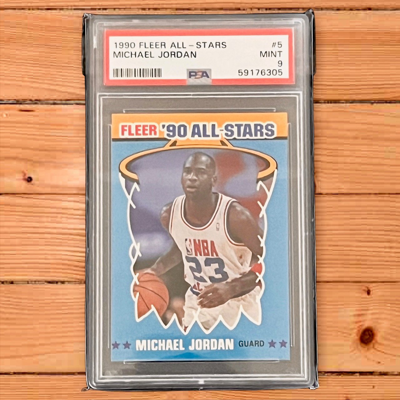1990 FLEER ALL-STARS MICHAEL JORDAN #5 PSA 9 | Eclectable